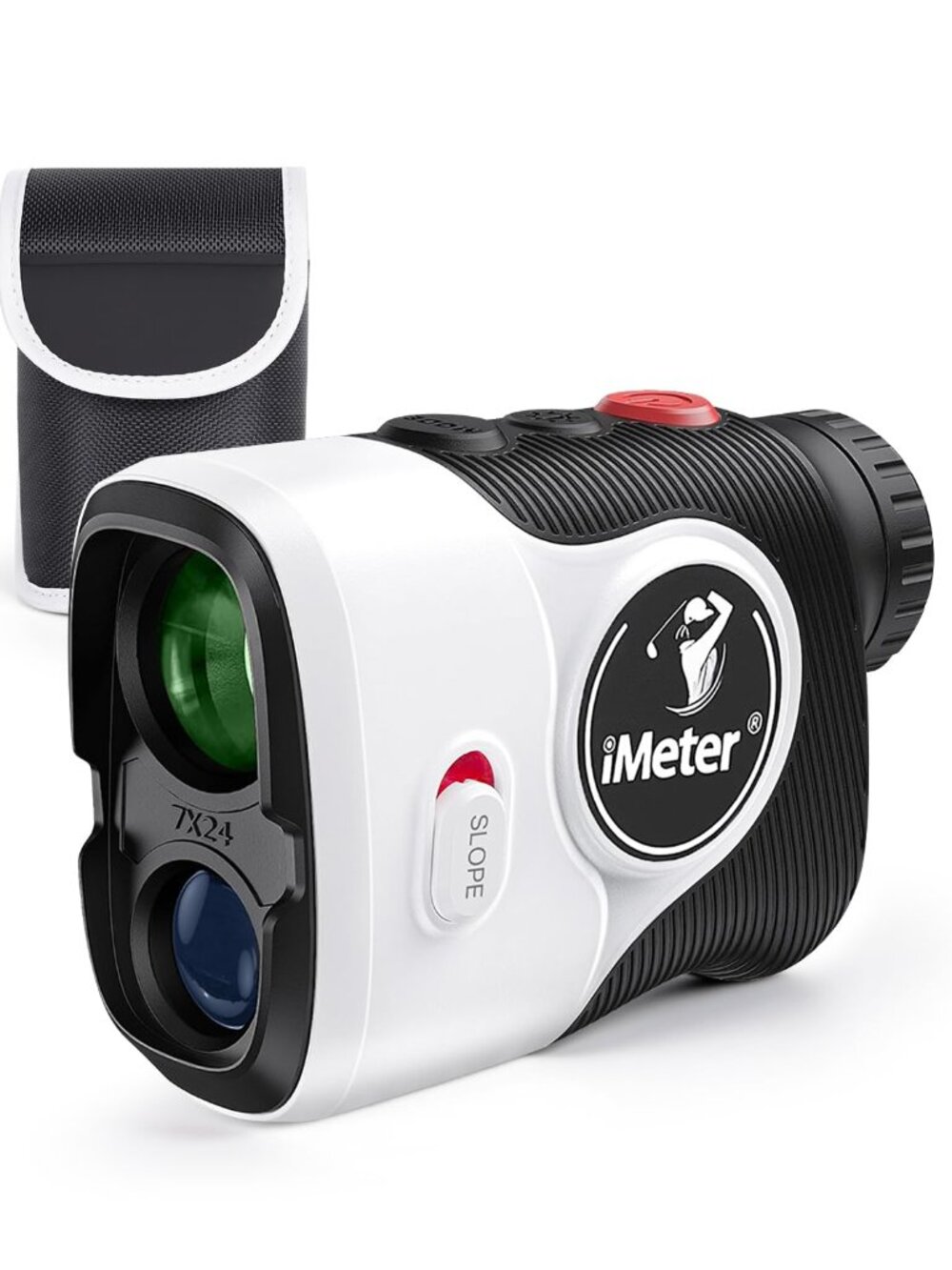 NEW Golf Rangefinder with Slope & Red OLED Backlight 7X Magnification 1500Yards